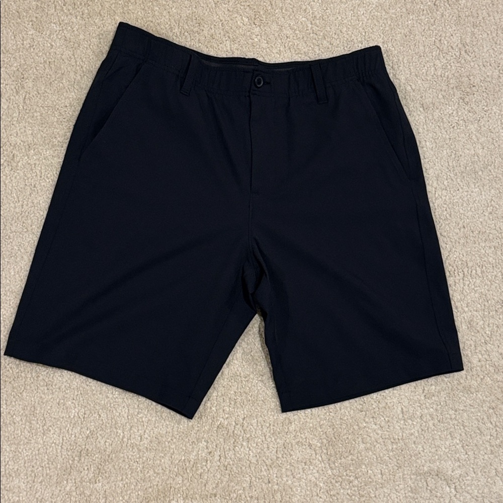 Under Armour Black Athletic Golf Shorts